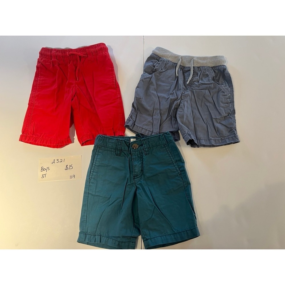 Boys 3t‎ name brand shorts (2321)